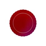 Cakeboard para Bolo Vulcão Vermelho Metálico - 01 unidade - Rizzo Embalagens