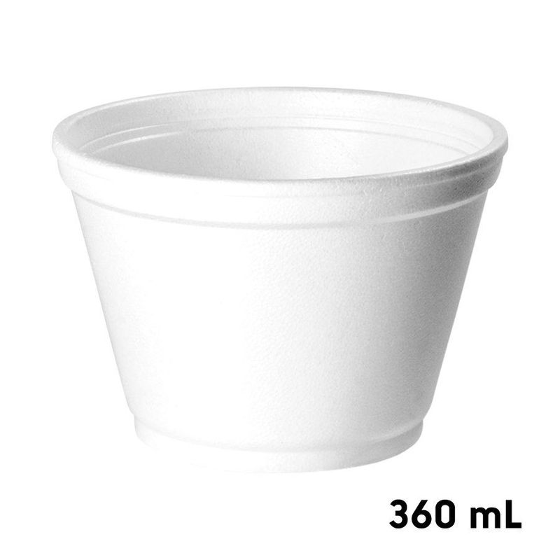 Pote de Isopor 360 mL - 20 unidades - Total Plast - Magazine 25