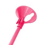 Kit Suporte para Balão 33cm - Rosa Fluorescente - 10 Unidades - Rizzo Embalagens