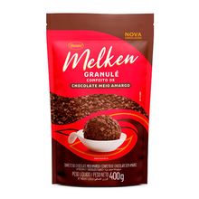 Granulé Chocolate Meio Amargo - Melken - 400g - 01 unidade - Harald - Magazine 25