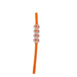 Canudo Decorativo Caveira de Halloween Laranja - 5 unidades - Magazine 25
