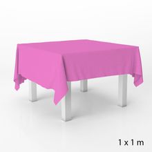 Toalha de Mesa em TNT - 1 x 1 metro - Rosa - 5 unidades - Best Fest - Magazine 25