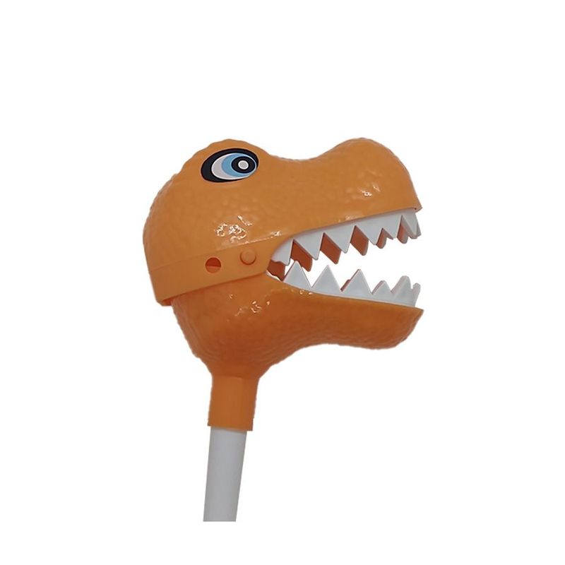 Brinquedo Boca Maluca Dino Rex - Laranja - 1 unidade - Rizzo