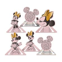 Decoração de Mesa Festa Minnie Fãs - 06 unidades - Regina - Magazine 25