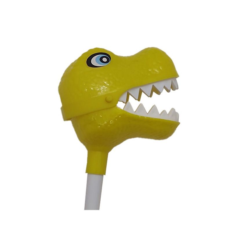 Brinquedo Boca Maluca Dino Rex - Amarelo - 1 unidade - Rizzo