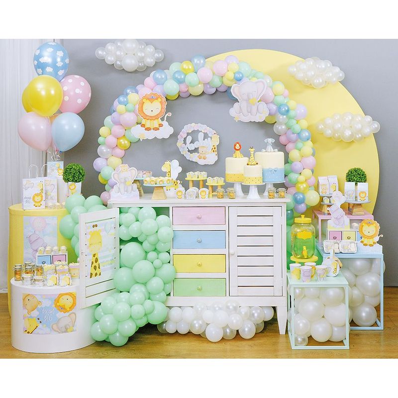 Kit Cartaz Decorativo Festa Bichinhos Baby - 8 unidades - Cromus - Rizzo Festas