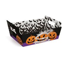 Cesta de Cartão Noite do Terror Grande Halloween 32x24x11 1 Unidades - Cromus - Magazine 25