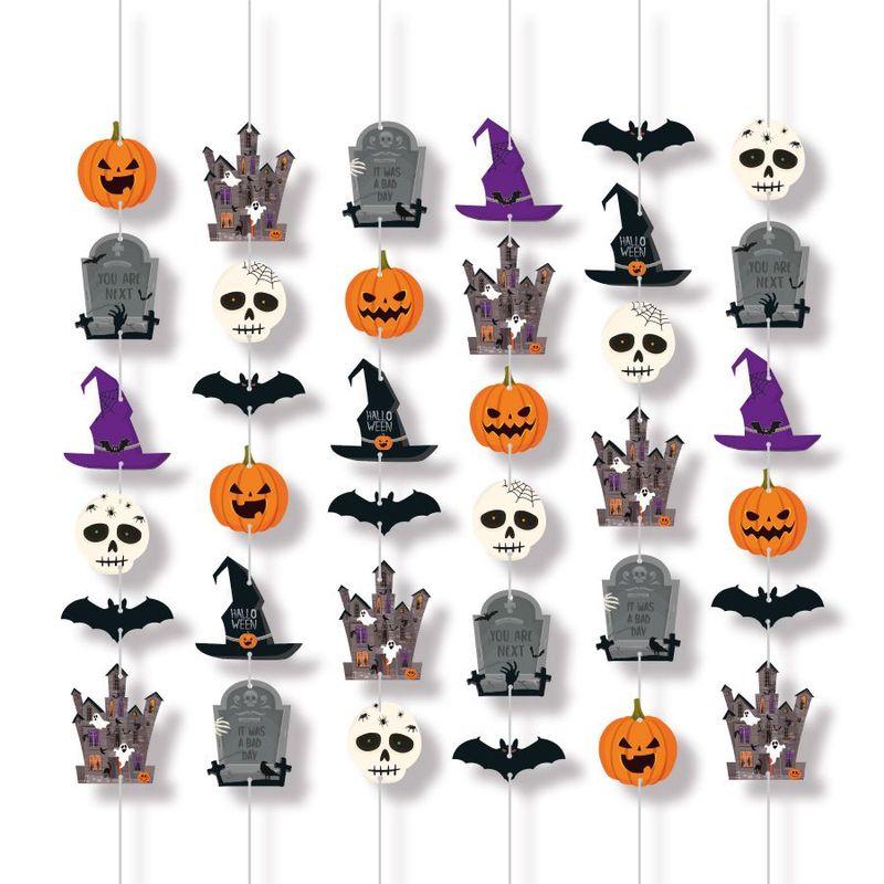Cortina Decorativa - Halloween Travessuras  - 6 unidades - Cromus - Magazine 25