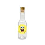 Garrafinha de Plástico 50 ml com Tampa Rolha - Festa Bob Esponja - 10 unidades - Magazine 25