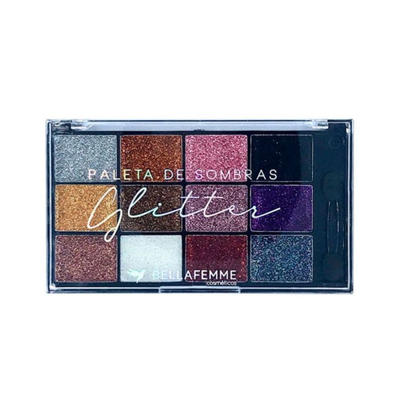 Paleta de Sombras Glitters - 1 unidade - Magazine 25