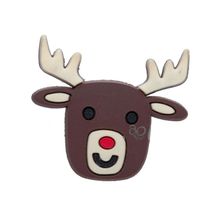 Aplique Rena Papai Noel Silicone - 3,5cm - 4 Un - Artegift - Magazine 25