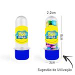 Mini Tubete Lembrancinha Azul - Festa Bob Esponja - 8cm - 20 unidades - Magazine 25