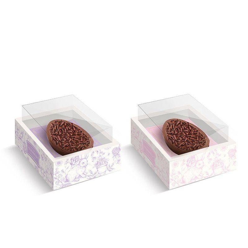 Caixa New Moldura Para Meio Ovo 250 g Clássico Francês - 1 unidade Pct. c/ 6 unds. - Cromus - Magazine 25