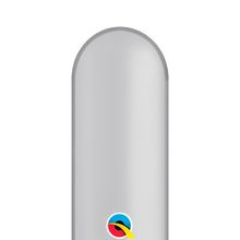 Balão de Festa Canudo 350" - Silver (Prata) - 1 unidade - Qualatex - Magazine 25
