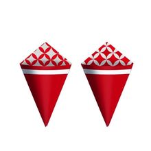 Cone Decorativo Para Festa - Tropic - 24 unidades - Cromus - Magazine 25