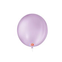 Balão de Festa Látex Liso 9''23cm Redondo  - Lilás Baby - 50 unidades - Balões São Roque - Magazine 25